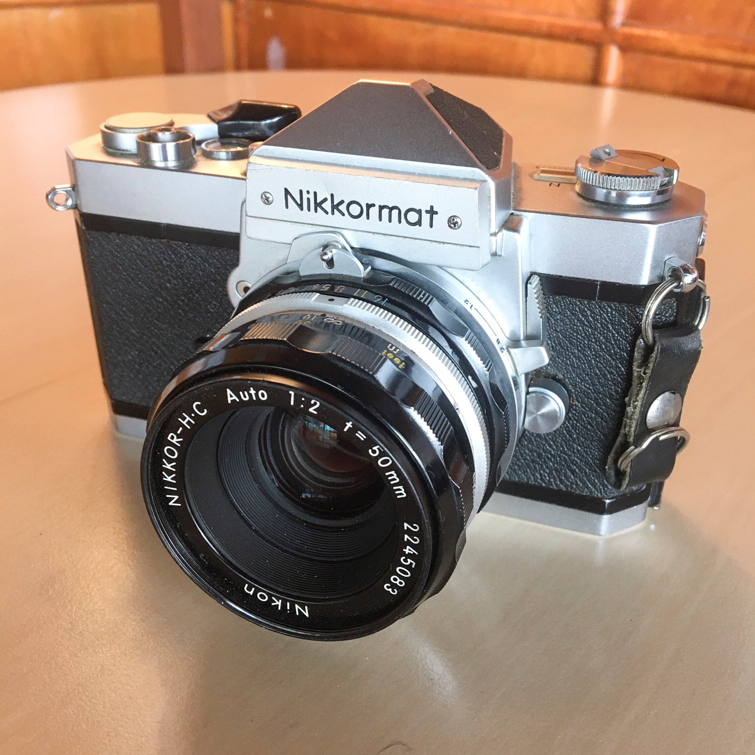 Nikkormat FTN with 50mm f2 non Ai lens